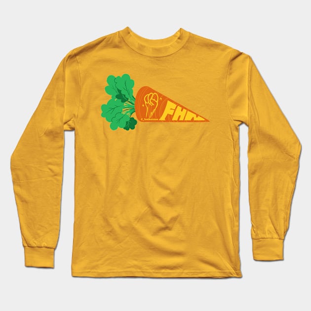 FHN Carrot Long Sleeve T-Shirt by Food Here Now